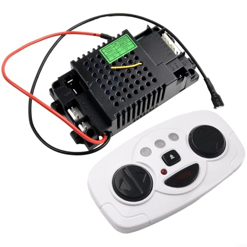 12V Empfänger für Kinder Elektroauto Modelle CLB0844D mit Geschwindigkeitsregelung und Stopp (CLB084-1C 6V Full Set) von LifenaviStore