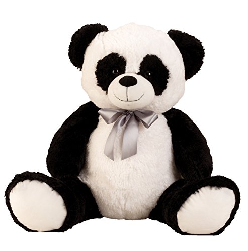 Lifestyle & More Großer Pandabär Kuschelbär XL 80 cm groß Plüschbär Kuscheltier Panda samtig weich von Lifestyle & More