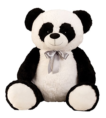 Lifestyle & More Riesen Pandabär Kuschelbär XXL 100 cm groß Plüschbär Kuscheltier Panda samtig weich von Lifestyle & More