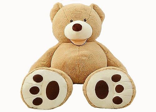 Lifestyle & More Riesen Teddybär Kuschelbär Braun Höhe 130 cm XXL Plüschbär Kuscheltier samtig weich von Lifestyle & More