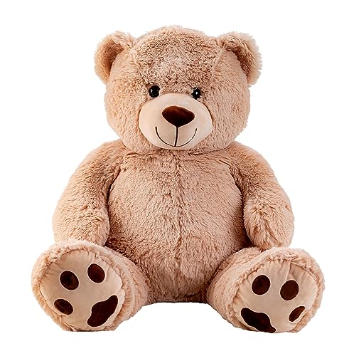 Lifestyle & More Riesen Teddybär Kuschelbär XXL 100 cm groß Plüschbär Kuscheltier samtig weich von Lifestyle & More