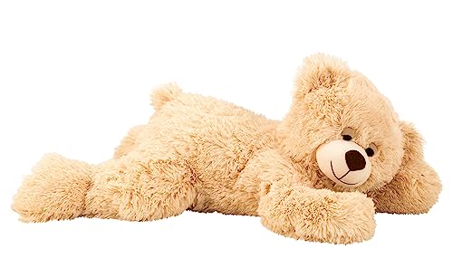 Lifestyle & More Teddybär Kuschelbär Schlafbär 60 cm lang Plüschbär Kuscheltier samtig weich von Lifestyle & More