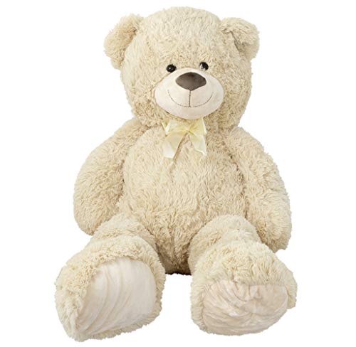 Lifestyle & More Riesen Teddybär Kuschelbär XXL 100 cm groß Plüschbär Kuscheltier samtig weich von Lifestyle & More