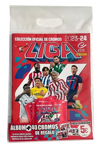 Liga Este -Starter Pack (Album + 5 Umschläge) 2023-24, Rot (Panini Spanien, S.A 004660speggss) von Liga