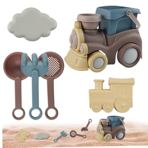 1 Set Beach Toys Plastik Sandkasten Spielzeug für 1-3 mit verschiedenen Kits Beach Spielzeug für Kinder im Alter von 4 bis 8 tragbaren Baby Beach Spielzeug für Kinder Kleinkinder Jungen Mädchen Stran von Ligeinsrk