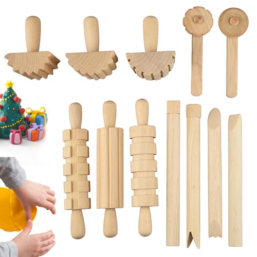 12pcs/Set Sensory Bin Toys, hölzernen sensorische Mülleimer -Werkzeuge Montessori Fine Motor Learning tun, um Küchengeschirr für Kinder im Vorschullernspielzeug zu Spielen von Ligeinsrk