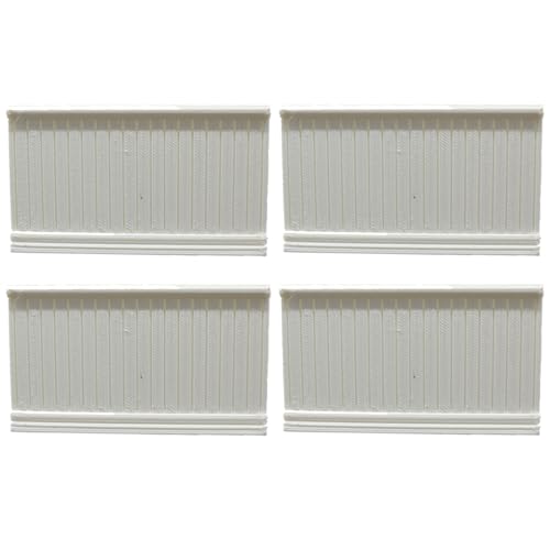 4PCS Dollhouse -Seiten 1:12 Wainscoting Panels Dollhouse Accessoires 3.7x2.1 Weiße Innenausstattung Puppenhaus Miniaturen für Hausdekoration, Halloween Dekorationen 4PCS Dollhouse -Seiten 1:12 Wainscoting Panels Dollhouse Accessoires 3.7x2.1 Weiße Innenausstattung Puppenhaus Miniaturen für Hausdekoration, Halloween Dekorationen von Ligeinsrk