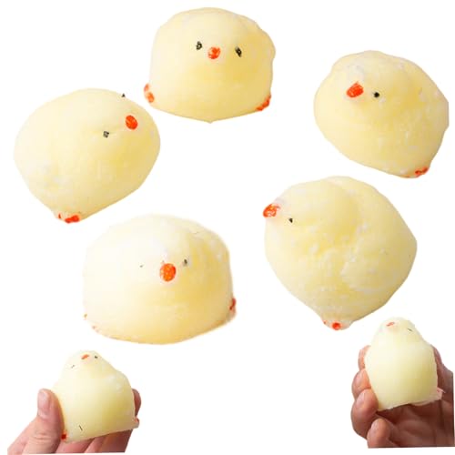 Ligeinsrk 5pcs Squeeze -Spielzeug, niedliches kühnenförmiges klebriges Stress -Squeeze -Spielzeug, Dehnbare Ultra -weiche Angst -Relief -Werkzeuge für Partygunst, Geschenke, Schulprämien, Angstzustä von Ligeinsrk