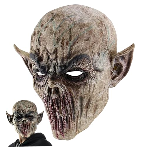 Alien -Maske für Erwachsene realistische gruselige Vollkopf -Halloween -Maske gruselige Alien -Requisite -Kostüm für Halloween -Cosplay -Party, Erwachsene Alien -Maske für Erwachsene realistische gruselige Vollkopf -Halloween -Maske gruselige Alien -Requisite -Kostüm für Halloween -Cosplay -Party, Erwachsene von Ligeinsrk