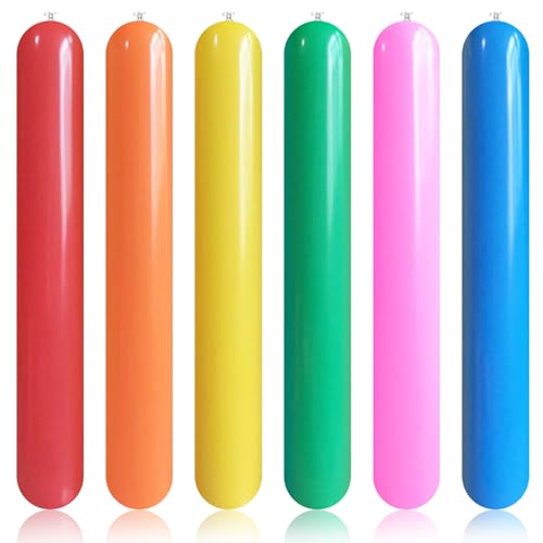 Aufblasbare Pool -Nudel 6pcs Pool Schwimmer PVC Blow Blow Nudeln 41.3 '' Large Nudeln Bulk Schwimmer Wasserspiele Spielzeug für Erwachsene Schwimmbäder Strandparty von Ligeinsrk