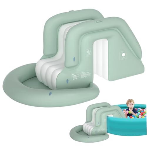 Aufblasbarer Pool-Rutschen, sicherer und unterhaltsamer süßer verdickter PVC Anti-Rollover Wasserflut aufblasbare Wasserrutsche für Kinder im Freien, im Innenbereich, Garten, Pool, Schwimmen Aufblasbarer Pool-Rutschen, sicherer und unterhaltsamer süßer verdickter PVC Anti-Rollover Wasserflut aufblasbare Wasserrutsche für Kinder im Freien, im Innenbereich, Garten, Pool, Schwimmen von Ligeinsrk