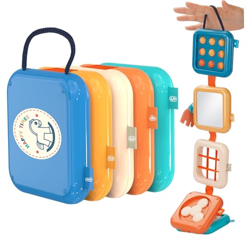 Beschäftigter Vorstand für 1 Jahre alte sichere tragbare Intelligenz Sensorische Reiseaktivitäten geschäftiger Board Cube Spielzeug Montessori Geschenke für Jungenmädchen für 1 Jahr alte von Ligeinsrk