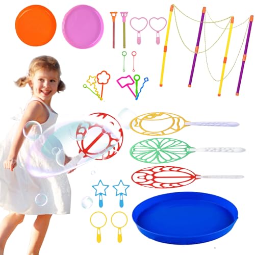 Bubble Stabs Set Giant Bubbles Wand Kit Lustige große Bubble Maker für Kinder Sommer im Freien Spielzeug Gartenspiel 1 Set 24pcs Bubble Stabs Set Giant Bubbles Wand Kit Lustige große Bubble Maker für Kinder Sommer im Freien Spielzeug Gartenspiel 1 Set 24pcs von Ligeinsrk