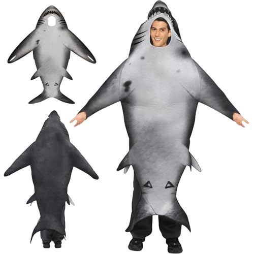 Haikostüm für Erwachsene, lustige leichte weiche Schwammfischkostüm für Cosplay Halloween Carnivals Party Erwachsene Haikostüm für Erwachsene, lustige leichte weiche Schwammfischkostüm für Cosplay Halloween Carnivals Party Erwachsene von Ligeinsrk