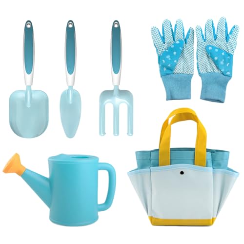 Kids Gardening Set 6PCS/Set Kids Gardening -Werkzeuge Fun Gartenspielzeug beinhalten Schaufel, Kelle, Rechen, Gartenhandschuhe, Bewässerung können Geschenke für Kinder mit Werkzeugtagnen für Kinder Kids Gardening Set 6PCS/Set Kids Gardening -Werkzeuge Fun Gartenspielzeug beinhalten Schaufel, Kelle, Rechen, Gartenhandschuhe, Bewässerung können Geschenke für Kinder mit Werkzeugtagnen für Kinder von Ligeinsrk