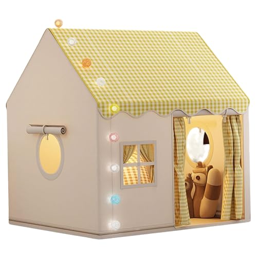 Kinderzelt im Innen mit Licht, 47x41 x 50 Zoll atmungsaktives Spielzelt mit Türfenster, abnehmbare Metallunterstützung Kids Playhouse für 3-4 Person Kinderzelt im Innen mit Licht, 47x41 x 50 Zoll atmungsaktives Spielzelt mit Türfenster, abnehmbare Metallunterstützung Kids Playhouse für 3-4 Person von Ligeinsrk