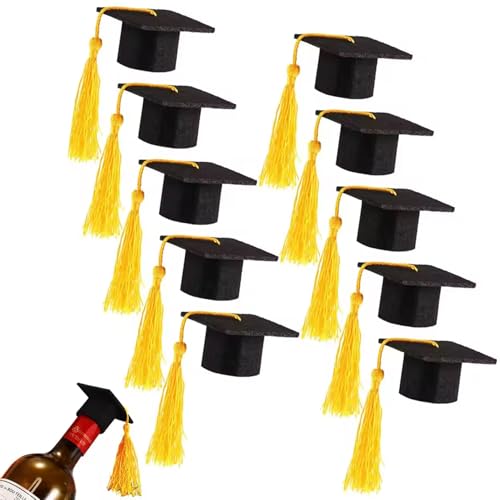 Ligeinsrk 10pcs Abschlusskappe Cupcake Toppers, Mini Grad Cap mit gelben Quasten, 2, 1 x 2, 1 x, 3 Zoll Graduierung Hut -Top für Flaschenkuchen -Party -Dekorationen, Mini -Grad, Cupcake Topper Ligeinsrk 10pcs Abschlusskappe Cupcake Toppers, Mini Grad Cap mit gelben Quasten, 2, 1 x 2, 1 x, 3 Zoll Graduierung Hut -Top für Flaschenkuchen -Party -Dekorationen, Mini -Grad, Cupcake Topper von Ligeinsrk