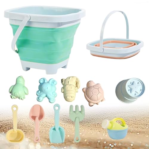 Ligeinsrk 11pcs Strandspielzeug für Kinder, Spaß und Bildungssandspielzeug mit Teleskopfass, Schaufel, Schaufel und mehr für Kinder 3 4 5 6 7 Jahre, Blau, Strand, Sand Ligeinsrk 11pcs Strandspielzeug für Kinder, Spaß und Bildungssandspielzeug mit Teleskopfass, Schaufel, Schaufel und mehr für Kinder 3 4 5 6 7 Jahre, Blau, Strand, Sand von Ligeinsrk