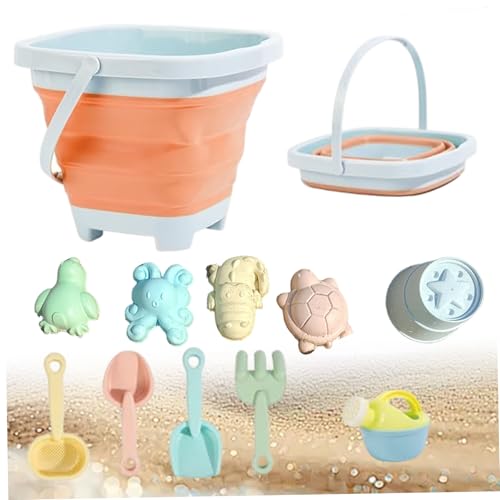 Ligeinsrk 11pcs Strandspielzeug für Kinder, Spaß und Bildungssandspielzeug mit Teleskopfass, Schaufel, Schaufel und mehr für Kinder 3 4 5 6 7 Jahre, Orange, Strand, Sand Ligeinsrk 11pcs Strandspielzeug für Kinder, Spaß und Bildungssandspielzeug mit Teleskopfass, Schaufel, Schaufel und mehr für Kinder 3 4 5 6 7 Jahre, Orange, Strand, Sand von Ligeinsrk