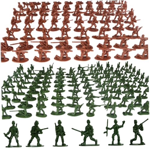 Ligeinsrk 200pcs Plastikarmee Männer 12 Modelle gemischte Spielzeugsoldaten einfallsreiche Spiele Armeemänner Actionfiguren für Kinder 3 Jahre Up, Plastik, Plastik Ligeinsrk 200pcs Plastikarmee Männer 12 Modelle gemischte Spielzeugsoldaten einfallsreiche Spiele Armeemänner Actionfiguren für Kinder 3 Jahre Up, Plastik, Plastik von Ligeinsrk
