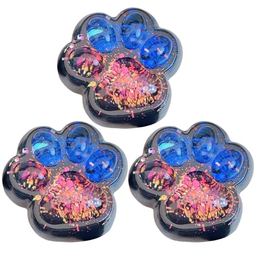 Ligeinsrk 3pcs Squeeze -Spielzeug, PVC Starry Sky Cat Paws, süßes Spielzeug für weiche Stressbekämpfung für Kinder, Erwachsene, Stress -Relief -, Squeeze - Ligeinsrk 3pcs Squeeze -Spielzeug, PVC Starry Sky Cat Paws, süßes Spielzeug für weiche Stressbekämpfung für Kinder, Erwachsene, Stress -Relief -, Squeeze - von Ligeinsrk