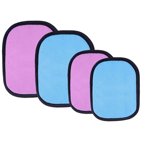 Ligeinsrk 4PCS Sandentferner für Strand, 2 Größen Effizienter praktischer Sandentferner, weiche Haut Mitt Beach Essential für Surfen, Ozean und See von Ligeinsrk