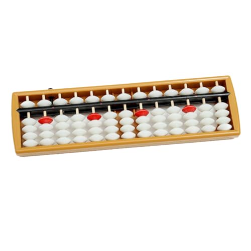 Ligeinsrk Abacus Chinese Vintage 13 -stellige Abacus Mathematikberechnungsinstrument für Kinder berechnen Bildung von Ligeinsrk