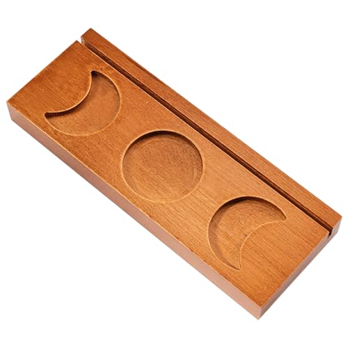 Ligeinsrk Altar -Tisch mit Tarotkartenhalter, 8x3 Zoll kompaktes Holz Altar -Tisch für spirituelle Meditation, Hexenversorgung Hexenhäuser, Meditation von Ligeinsrk