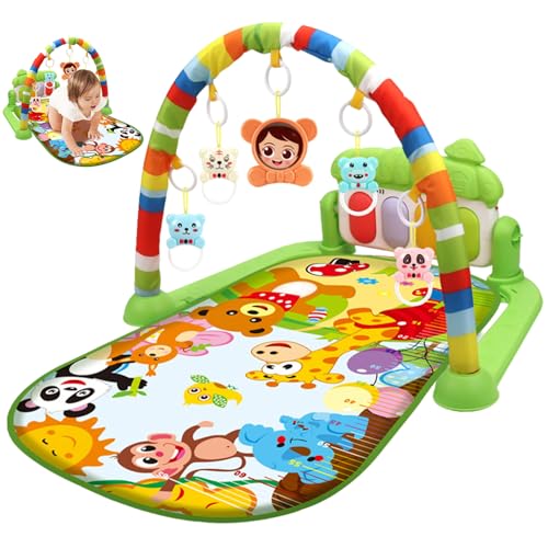 Ligeinsrk Baby Activity Center mit Musik & leicht sicherer und Abnehmbarer Spaß Babyspielmatte mit Anhänger für Neugeborene und Kleinkinder, Keine Batterie, grün Ligeinsrk Baby Activity Center mit Musik & leicht sicherer und Abnehmbarer Spaß Babyspielmatte mit Anhänger für Neugeborene und Kleinkinder, Keine Batterie, grün von Ligeinsrk