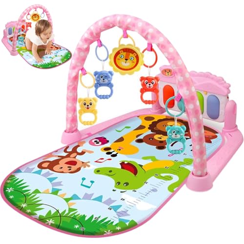 Ligeinsrk Baby Activity Center mit Musik und leichtem sicherem und abnehmbarem lustigen Babyspielmatte mit Rassel -Anhänger einstellbar von Ligeinsrk
