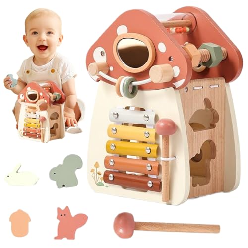 Ligeinsrk Baby Aktivität Würfel Pilzgeformt 5 in 1 Holz Babyspielzeug pädagogische Lernform Sorter Aktivität Würfel für Kinder Jungen und Mädchen Geburtstagsgeschenke Ligeinsrk Baby Aktivität Würfel Pilzgeformt 5 in 1 Holz Babyspielzeug pädagogische Lernform Sorter Aktivität Würfel für Kinder Jungen und Mädchen Geburtstagsgeschenke von Ligeinsrk
