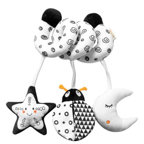 Ligeinsrk Baby Autositz Spielzeug Spiralwagen hängende Spielzeug schwarz -weiße sensorische Spielzeuge für Kinderwagenstärke Kinderwagen Ladykäfer, Babysusorium, Autositzspielzeug Ligeinsrk Baby Autositz Spielzeug Spiralwagen hängende Spielzeug schwarz -weiße sensorische Spielzeuge für Kinderwagenstärke Kinderwagen Ladykäfer, Babysusorium, Autositzspielzeug von Ligeinsrk