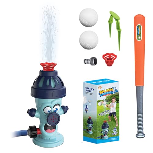 Ligeinsrk Baseball Sprinkler Plastikkinder Hydrant -Sprinkler mit Fledermaus und 2 Baseballs an Gartenschlauch spritzt Spaß Wasserspielzeug für Garten draußen Ligeinsrk Baseball Sprinkler Plastikkinder Hydrant -Sprinkler mit Fledermaus und 2 Baseballs an Gartenschlauch spritzt Spaß Wasserspielzeug für Garten draußen von Ligeinsrk