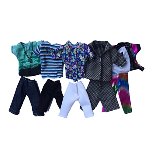 Ligeinsrk Boy Doll Kleidung Doll Spielzeug -Outfit Sommer -Sport -Shirts Shorts für 32 cm zufälligen Stil 5Set Ligeinsrk Boy Doll Kleidung Doll Spielzeug -Outfit Sommer -Sport -Shirts Shorts für 32 cm zufälligen Stil 5Set von Ligeinsrk