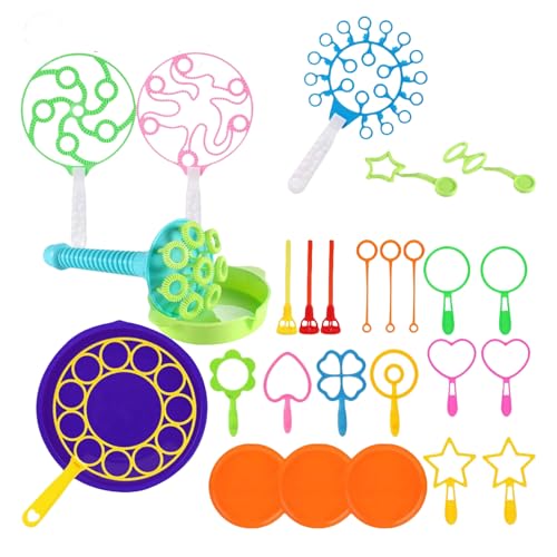 Bubble -Zauberstäbe setzen große Bubble Stick Ring Seife Sommerpartys Spielzeug für Kinder zufällige Farbe 28pcs von Ligeinsrk