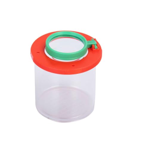 Ligeinsrk Bug -Viewer -Box Insekt Vergrößerung von Glas 3X 6X Doppel HD -Objektiv Watch Insektenbox Grundschule Wissenschaft Kinderspielzeug Bug Jar Zylindrische Beobachtungsausrüstungglassglassglas von Ligeinsrk