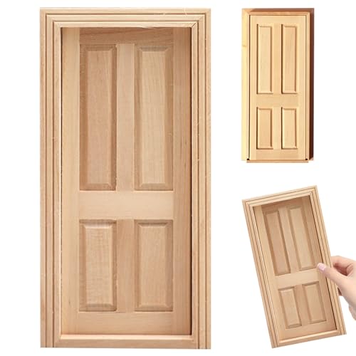 Dollhouse Door lustige lebensechte 1:12 Klassische hölzerne Miniatur -Tür DIY Accessoires Dollhouse Möbel für Dollhouse Decor Kinder Rollenspiele Geschenke, Miniaturpuppenhauszubehör Dollhouse Door lustige lebensechte 1:12 Klassische hölzerne Miniatur -Tür DIY Accessoires Dollhouse Möbel für Dollhouse Decor Kinder Rollenspiele Geschenke, Miniaturpuppenhauszubehör von Ligeinsrk