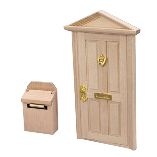 Ligeinsrk Dollhouse Door und Mini Mailbox 1:12 Hölzer Dollhouse Möbeltür Home Miniaturmöbel Mailbox Dekorationen für DIY -Szenenstil 1 Ligeinsrk Dollhouse Door und Mini Mailbox 1:12 Hölzer Dollhouse Möbeltür Home Miniaturmöbel Mailbox Dekorationen für DIY -Szenenstil 1 von Ligeinsrk