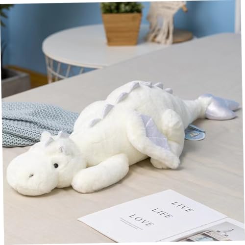 Ligeinsrk Drachengefüllter Tier, 35 Zoll Langer süßer Dinosaurier Plüsch, weicher Fuzzy Dragon Kissen mit Flügel, Tierkörperkissen für Kinder Jungen Mädchen, Stoff, Plüsch Ligeinsrk Drachengefüllter Tier, 35 Zoll Langer süßer Dinosaurier Plüsch, weicher Fuzzy Dragon Kissen mit Flügel, Tierkörperkissen für Kinder Jungen Mädchen, Stoff, Plüsch von Ligeinsrk