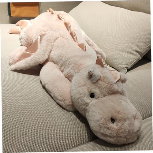 Ligeinsrk Drachengefüllter Tier, 35 Zoll Langer süßer Dinosaurier Plüsch, weicher Fuzzy Dragon Kissen mit Flügel, Tierkörperkissen für Kinder Jungen Mädchen, Stoff, Plüsch Ligeinsrk Drachengefüllter Tier, 35 Zoll Langer süßer Dinosaurier Plüsch, weicher Fuzzy Dragon Kissen mit Flügel, Tierkörperkissen für Kinder Jungen Mädchen, Stoff, Plüsch von Ligeinsrk