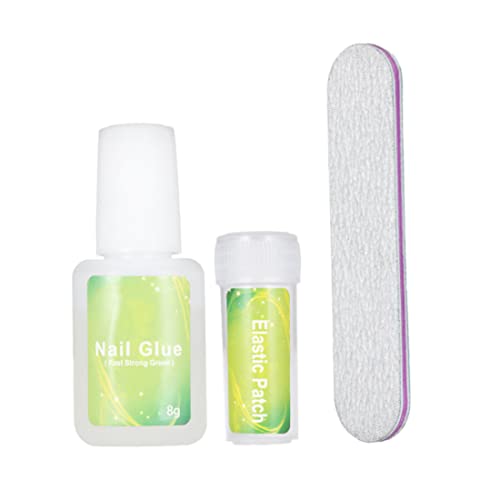 Ligeinsrk Einwachsener Zehennagel Patch Korrektur Kit elastischer Zehennagel -Glättungspatch mit Nagelfeilekleber von Ligeinsrk