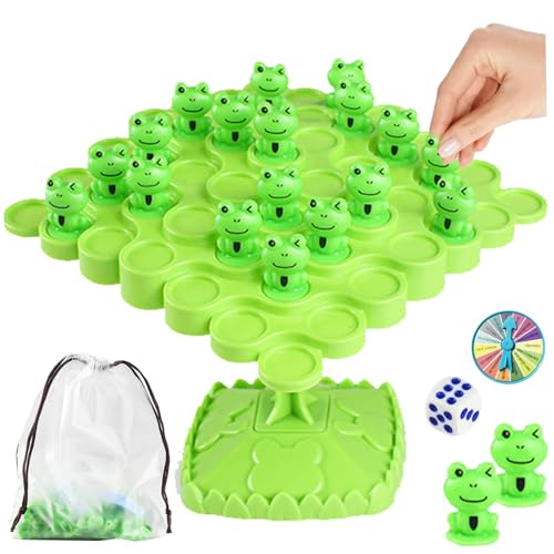 Ligeinsrk Frog Balance Tree Game Zwei-Spieler Frog Balance Game Family Gathering Board Desktop Interaktive Spielzeug für Kinder Weihnachts von Ligeinsrk