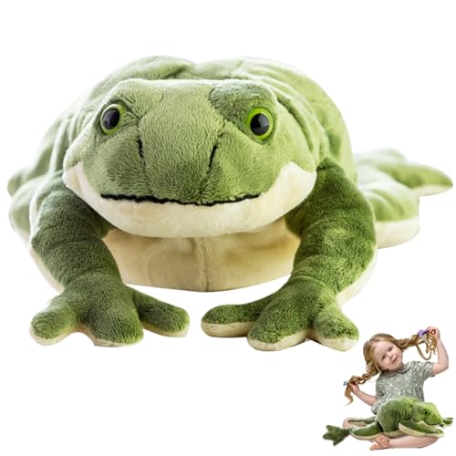 Ligeinsrk Froschplüsch niedlicher weicher realistischer Frosch gefülltes Tier aus gefüllten gefüllten antistatischen Maschinenwaschablen, groß, 23, 62x9.84inch Ligeinsrk Froschplüsch niedlicher weicher realistischer Frosch gefülltes Tier aus gefüllten gefüllten antistatischen Maschinenwaschablen, groß, 23, 62x9.84inch von Ligeinsrk
