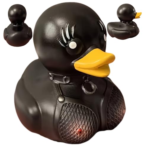 Ligeinsrk Gummienten Enten, 4 x 2 3 einzigartige Schwarze Tanzende, Mini Plastik von Ligeinsrk