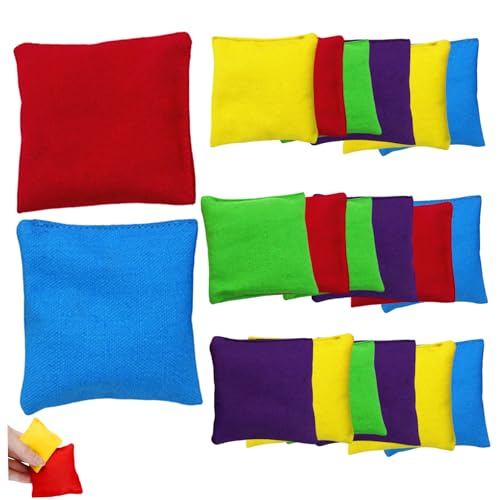Ligeinsrk Kleine Bohnensäcke zum Werfen von 20 PCs 1, 97x1, 97 Zoll farbenfrohe Bohnensäcke zum Werfen von Spielen für Kinder für Kinder für Erwachsene für Erwachsene. Ligeinsrk Kleine Bohnensäcke zum Werfen von 20 PCs 1, 97x1, 97 Zoll farbenfrohe Bohnensäcke zum Werfen von Spielen für Kinder für Kinder für Erwachsene für Erwachsene. von Ligeinsrk