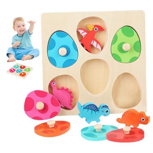 Ligeinsrk Kleinkindholz -Rätsel, 7x7 Zoll Montessori Spielzeug, Dinosaurier -Matching Ego -Kleinkind -Rätsel, Vorschullernspielzeug für Kinder 3+ Geburtstagsgeschenke, Montessori, Holz Ligeinsrk Kleinkindholz -Rätsel, 7x7 Zoll Montessori Spielzeug, Dinosaurier -Matching Ego -Kleinkind -Rätsel, Vorschullernspielzeug für Kinder 3+ Geburtstagsgeschenke, Montessori, Holz von Ligeinsrk