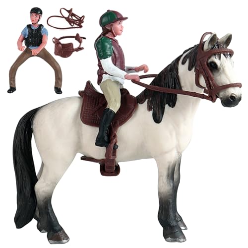 Ligeinsrk Pferdesspielzeug Set, Pferd und Fahrzeugspielzeugset Abnehmbarer Reiten Figuren Modell Farmfiguren Toys Club Dekorationen Plastikunterricht für Kinder, Spielzeugpferde Ligeinsrk Pferdesspielzeug Set, Pferd und Fahrzeugspielzeugset Abnehmbarer Reiten Figuren Modell Farmfiguren Toys Club Dekorationen Plastikunterricht für Kinder, Spielzeugpferde von Ligeinsrk