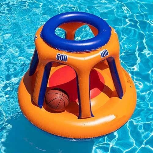 Ligeinsrk Pool -Basketball -Hoop, verdickter PVC aufblasbare schwimmende Poolbasketball -Reifen mit Ball für Kinder und Erwachsene Schwimmfeier im Innenbereich im Freien Ligeinsrk Pool -Basketball -Hoop, verdickter PVC aufblasbare schwimmende Poolbasketball -Reifen mit Ball für Kinder und Erwachsene Schwimmfeier im Innenbereich im Freien von Ligeinsrk