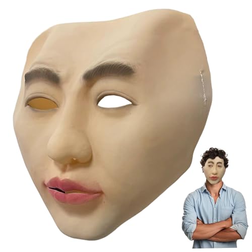 Ligeinsrk Realistische Gesichtsmaske, atmungsaktiv von Ligeinsrk