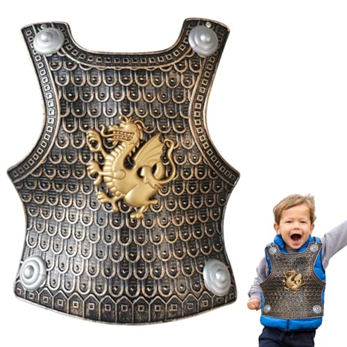 Ligeinsrk Roman Soldier Kostüm Kids 13x15 Zoll Safe Retro mittelalterliche Ritterkostüm Kinder für Ball Performance Rollenspiel, Roman Soldier, Ritter Armor von Ligeinsrk